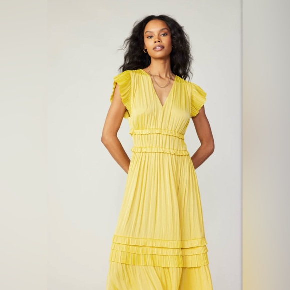 CURRENT AIR - yellow midi dress - Picture 2 of 5